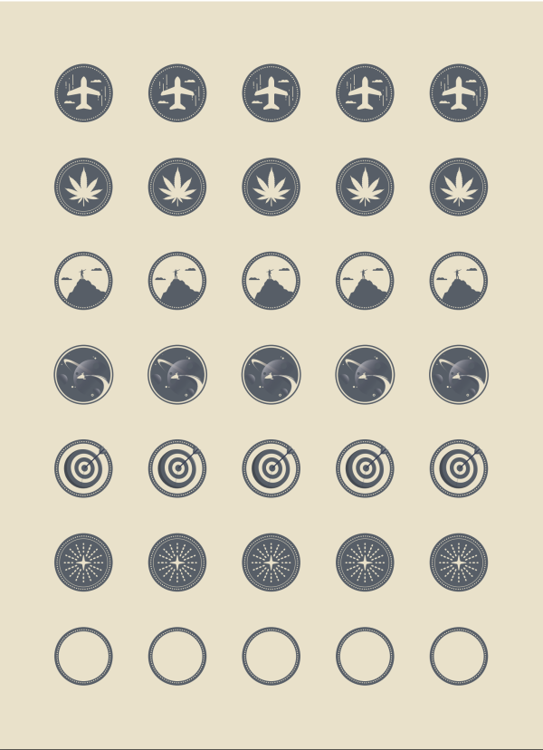 Future Passport 10xStickers Sheets Refill